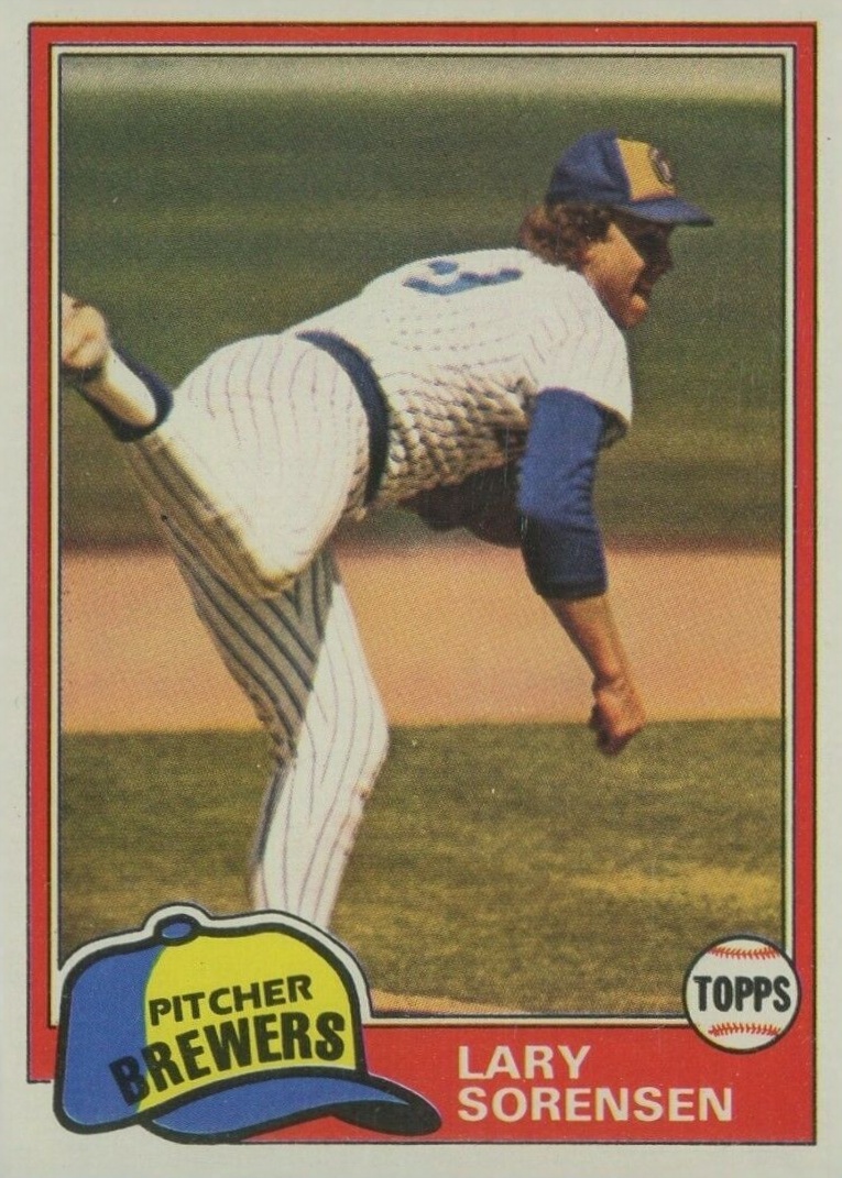 1981 Topps Lary Sorensen #379 Baseball Card