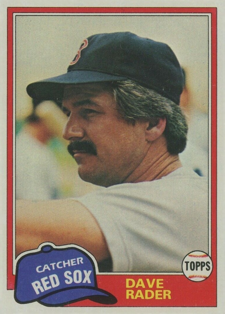 1981 Topps Dave Rader #378 Baseball Card