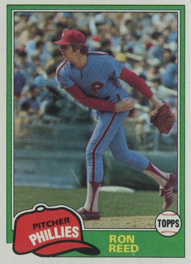 1981 Topps Ron Reed #376 Baseball Card