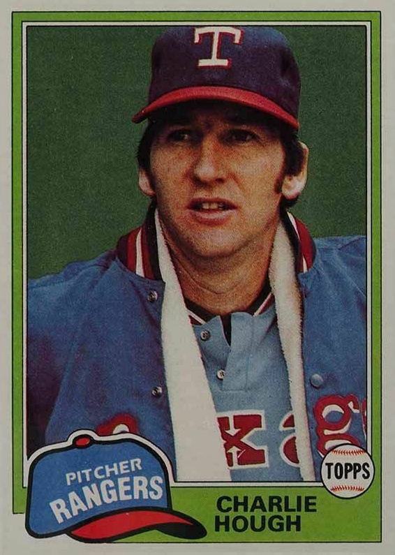 1981 Topps Charlie Hough #371 Baseball Card