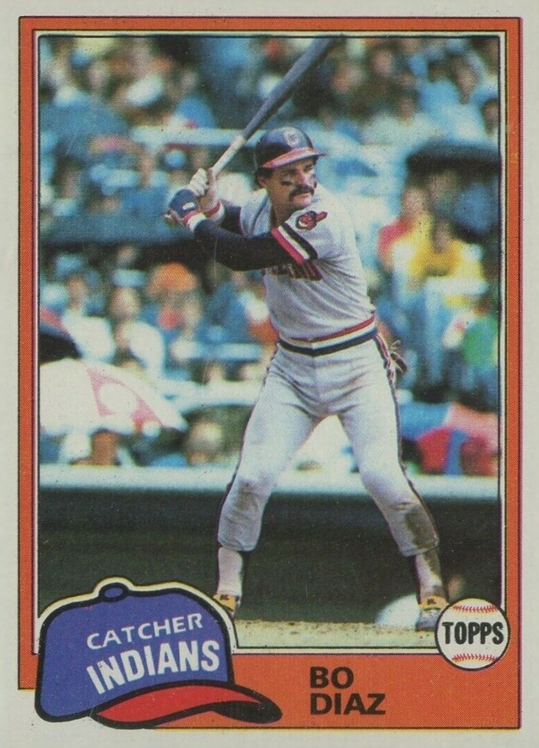 1981 Topps Bo Diaz #362 Baseball Card