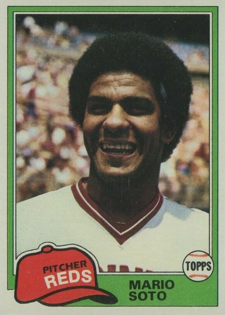 1981 Topps Mario Soto #354 Baseball Card