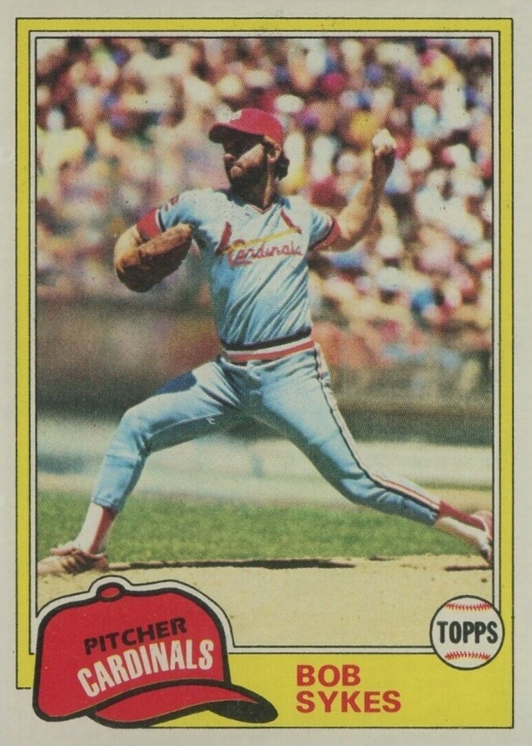 1981 Topps Bob Sykes #348 Baseball Card