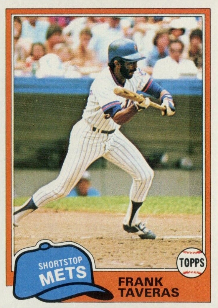 1981 Topps Frank Taveras #343 Baseball Card