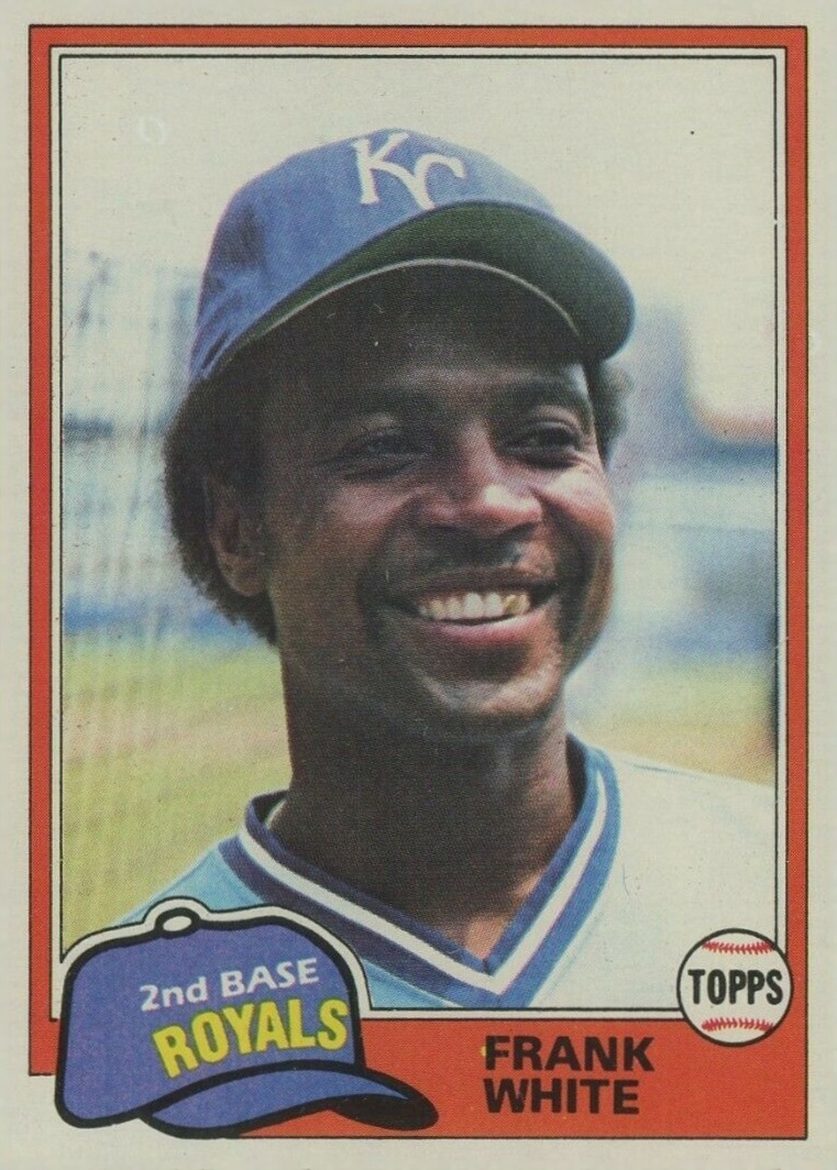 1981 Topps Frank White #330 Baseball Card