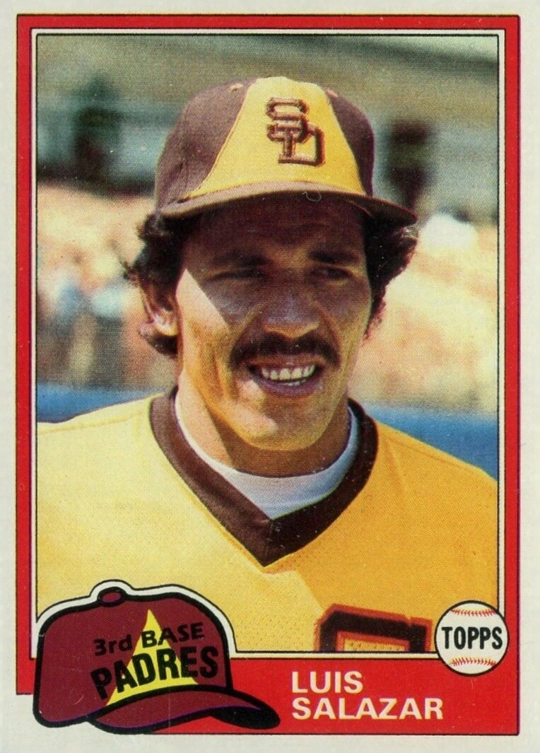 1981 Topps Luis Salazar #309 Baseball Card
