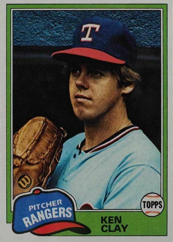 1981 Topps Ken Clay #305 Baseball Card