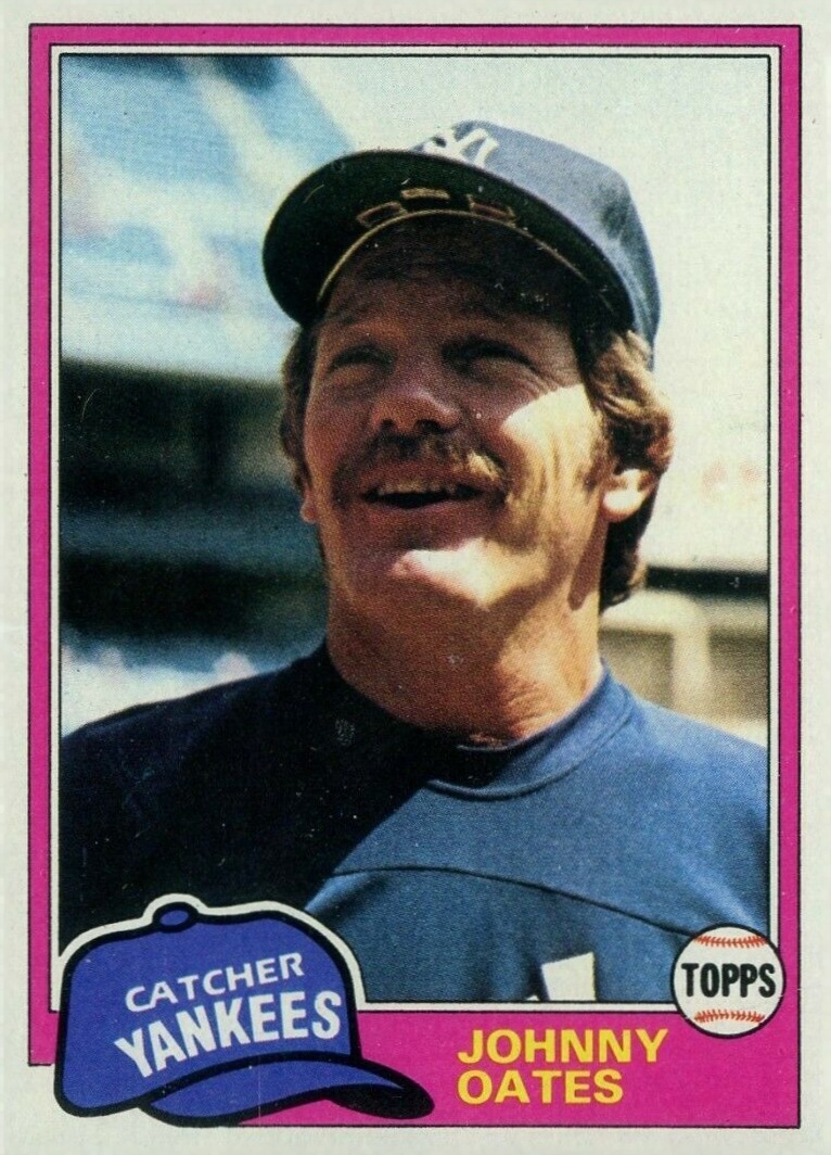 1981 Topps Johnny Oates #303 Baseball Card