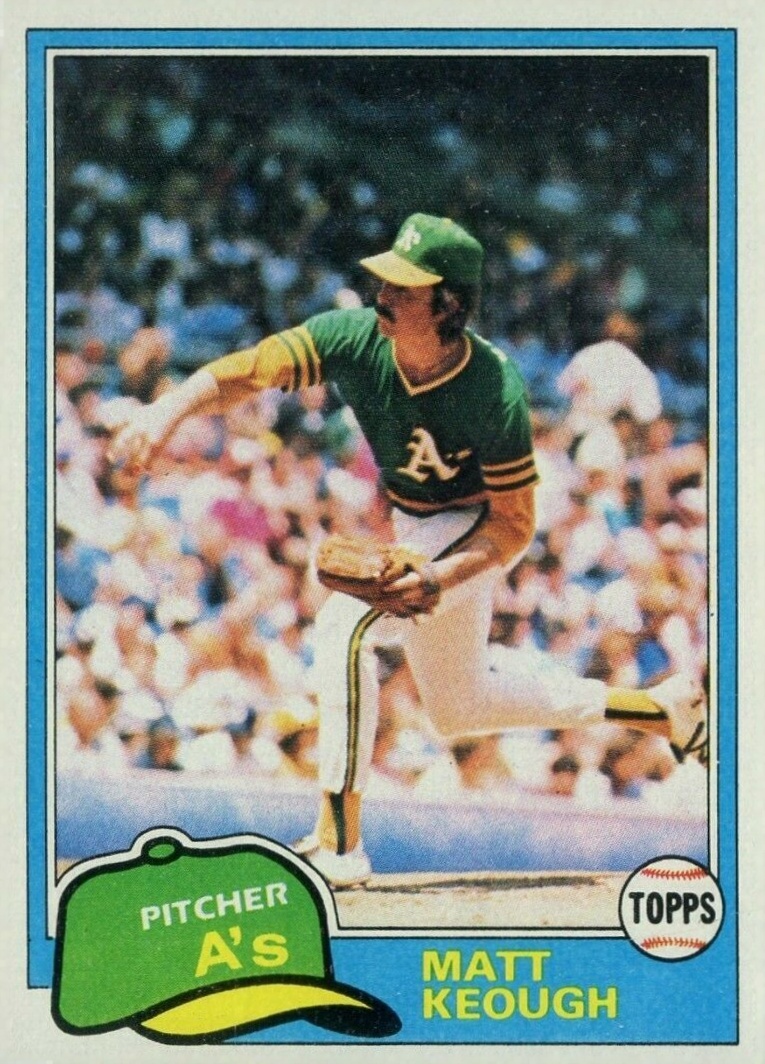 1981 Topps Matt Keough #301 Baseball Card