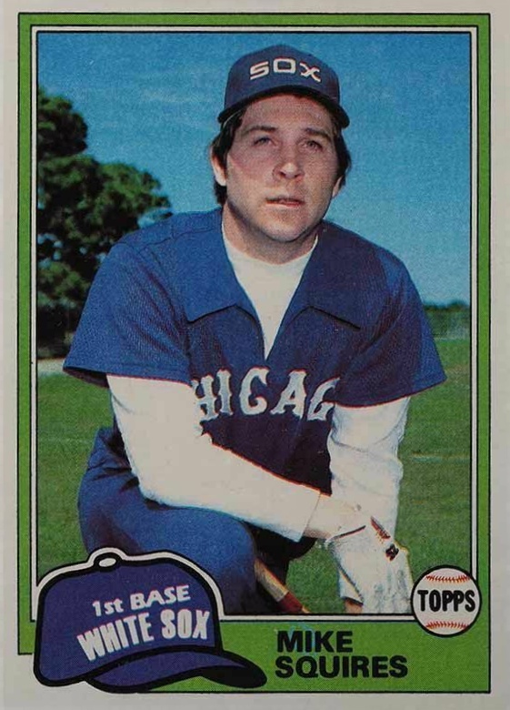 1981 Topps Mike Squires #292 Baseball Card
