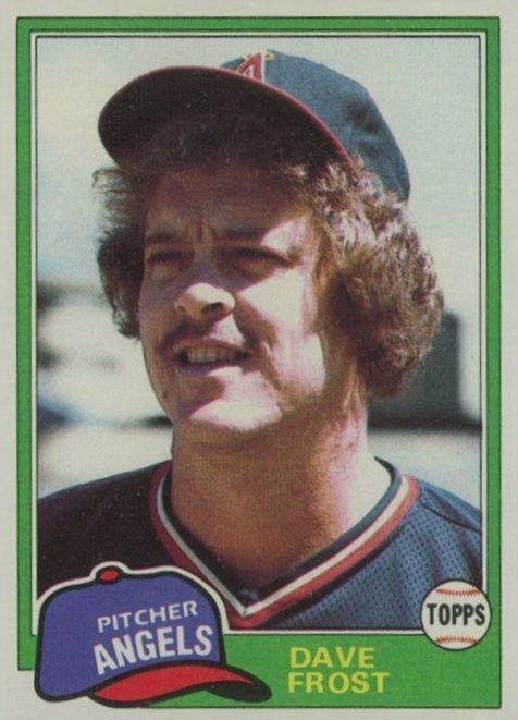1981 Topps Dave Frost #286 Baseball Card