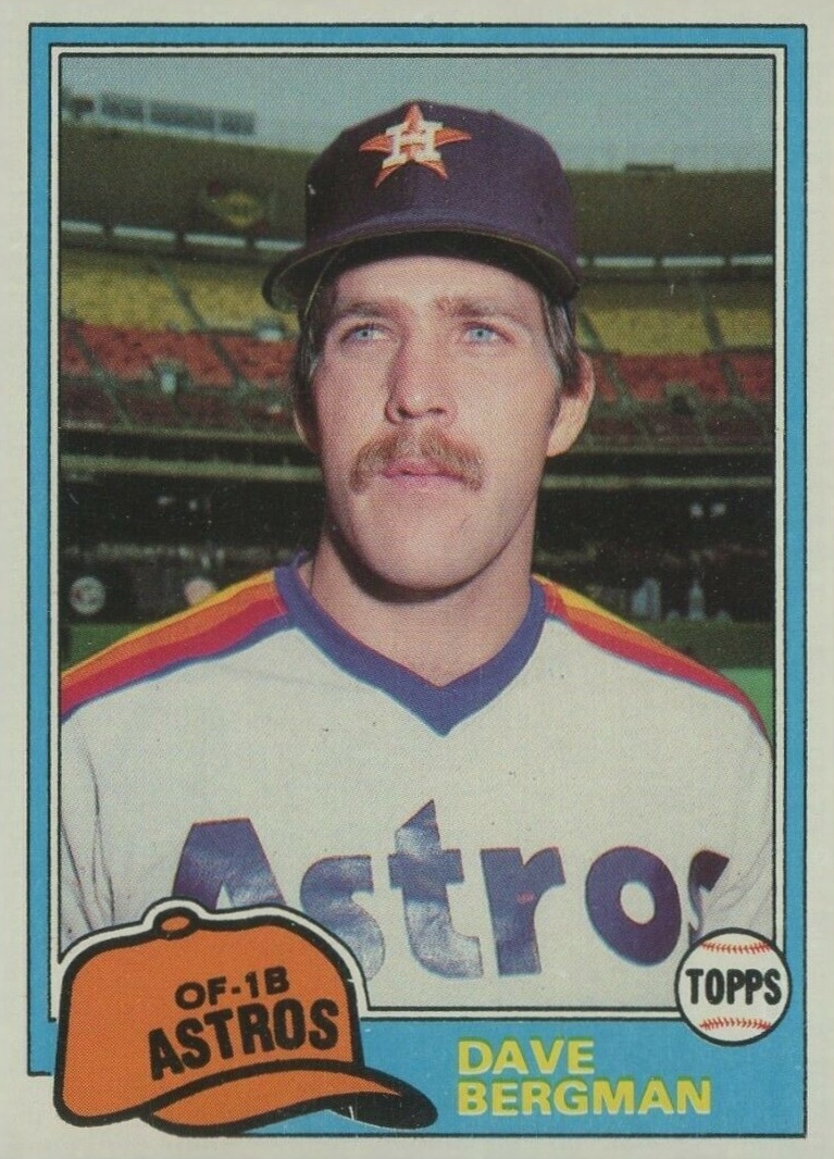 1981 Topps Dave Bergman #253 Baseball Card