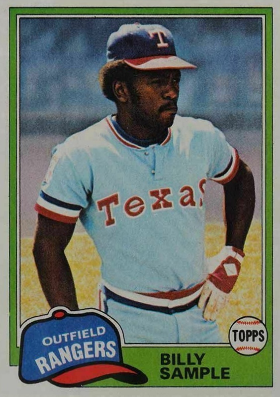 1981 Topps Billy Sample #283 Baseball Card