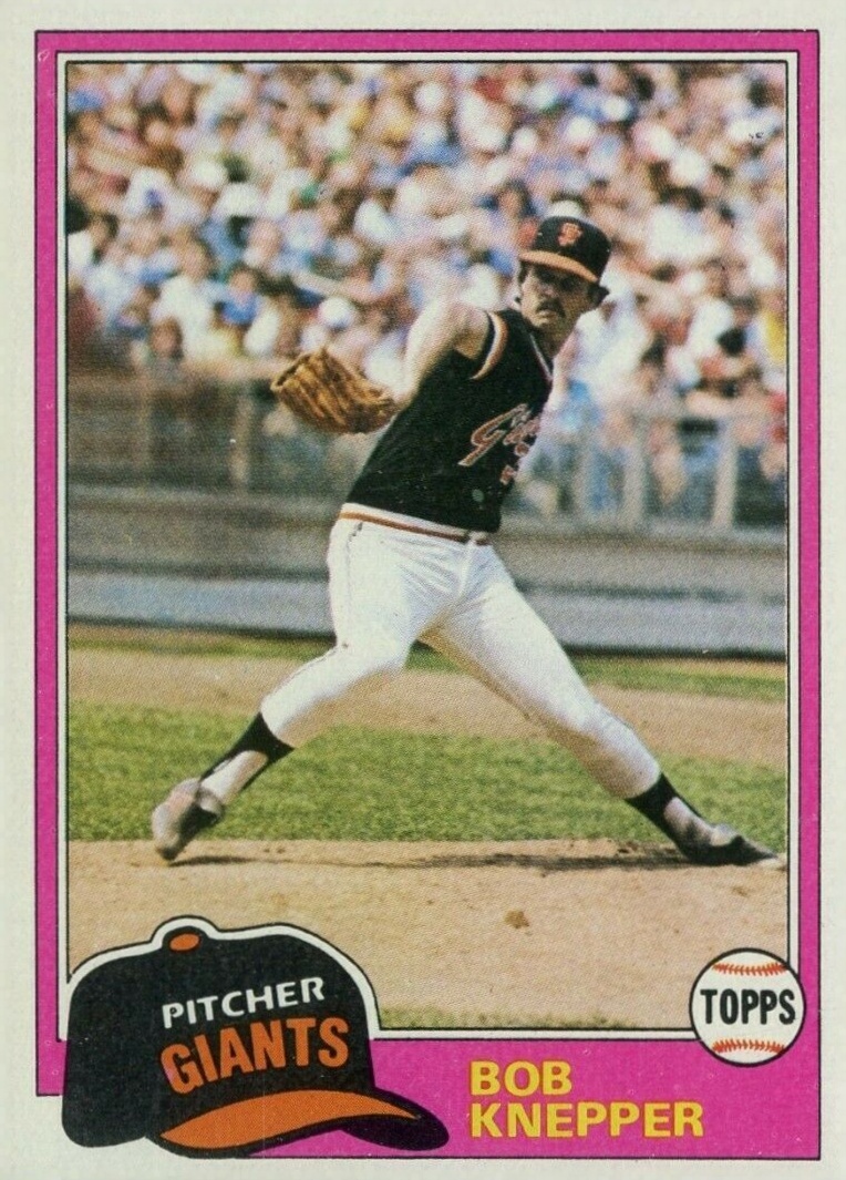 1981 Topps Bob Knepper #279 Baseball Card