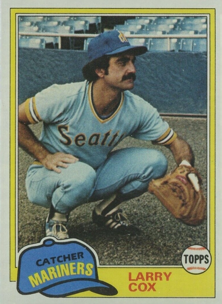 1981 Topps Larry Cox #249 Baseball Card