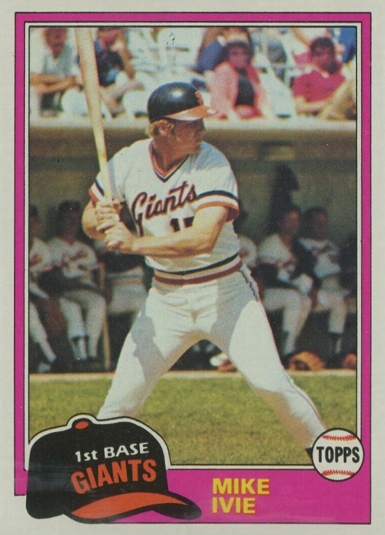 1981 Topps Mike Ivie #236 Baseball Card