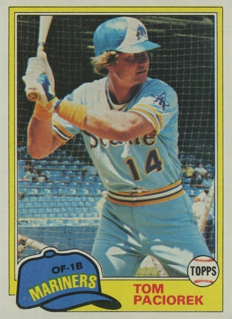 1981 Topps Tom Paciorek #228 Baseball Card