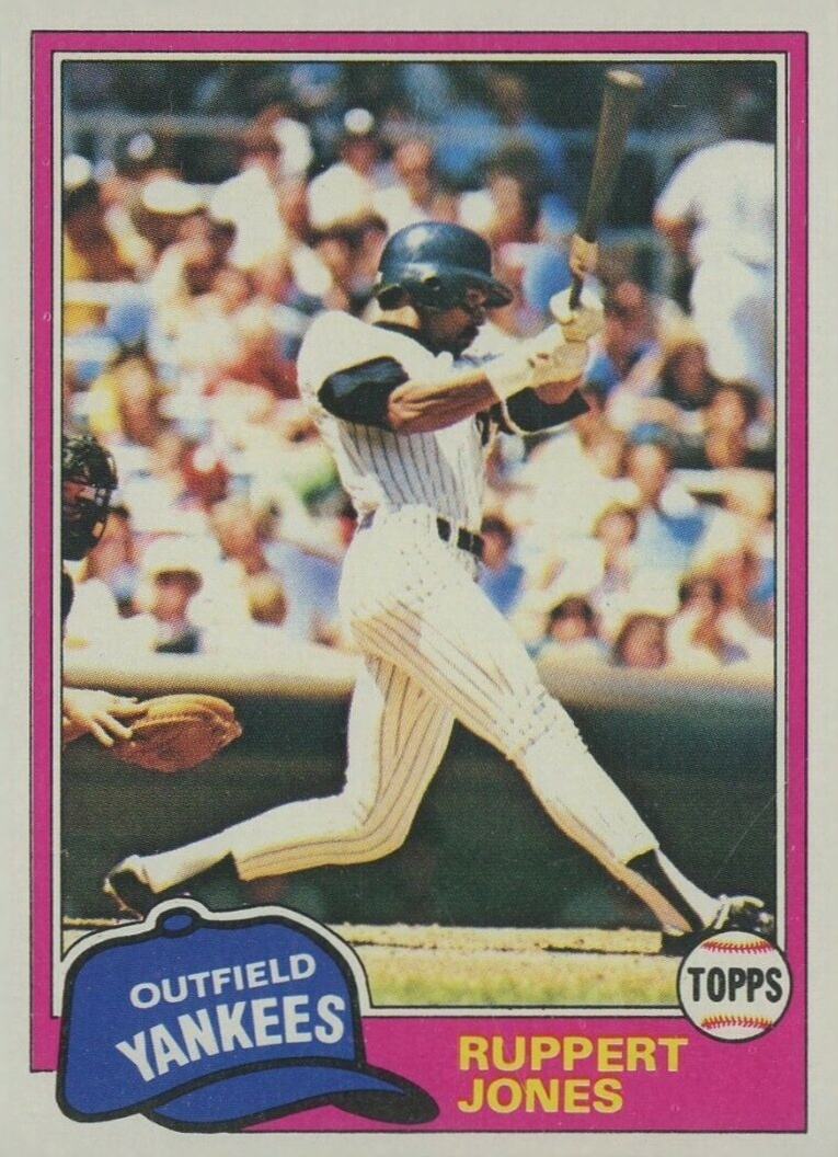 1981 Topps Ruppert Jones #225 Baseball Card