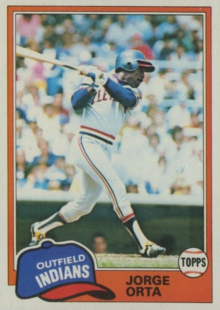 1981 Topps Jorge Orta #222 Baseball Card