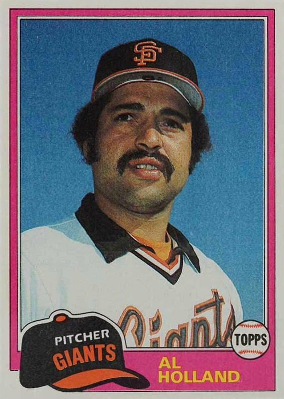 1981 Topps Al Holland #213 Baseball Card