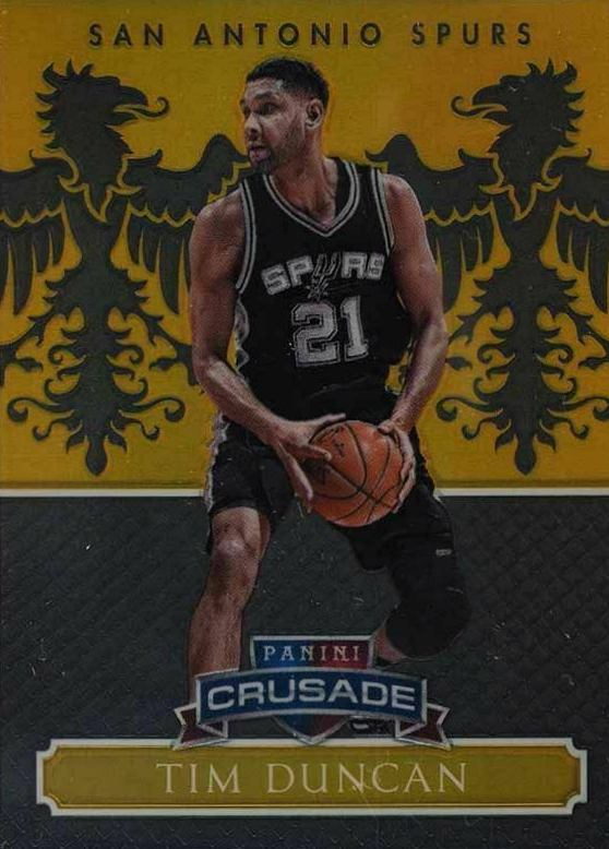 2014 Panini Excalibur Crusade Tim Duncan #46 Basketball Card