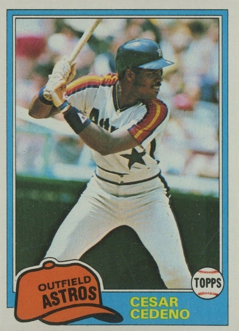 1981 Topps Cesar Cedeno #190 Baseball Card