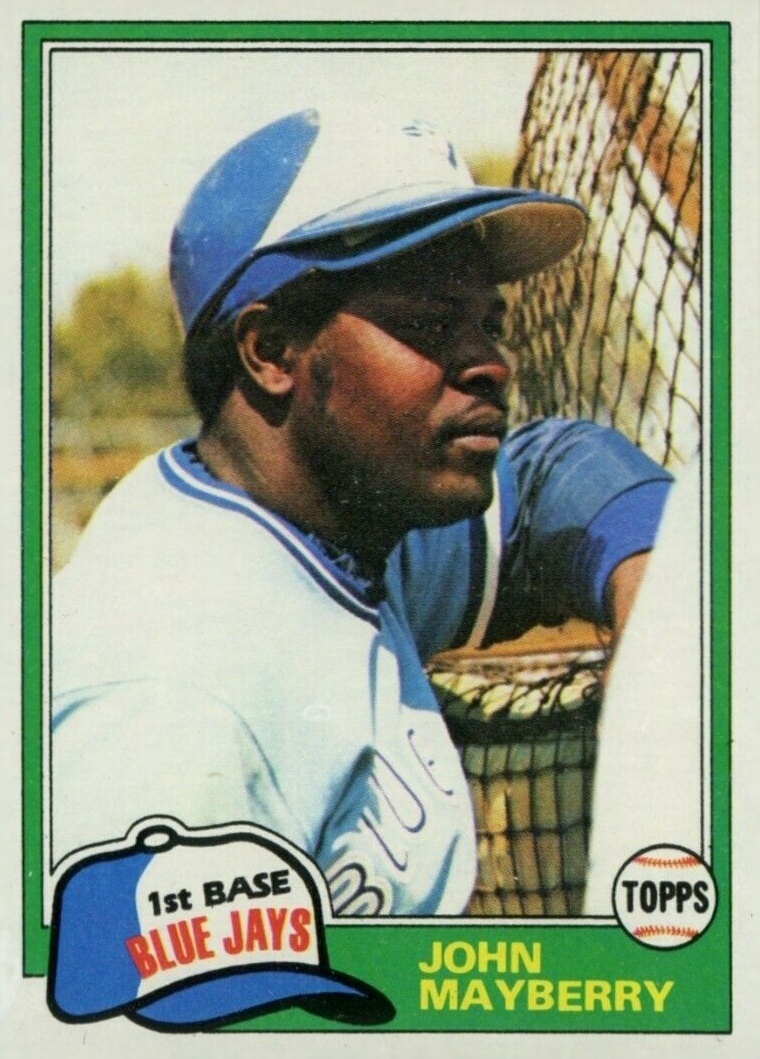 1981 Topps John Mayberry #169 Baseball Card