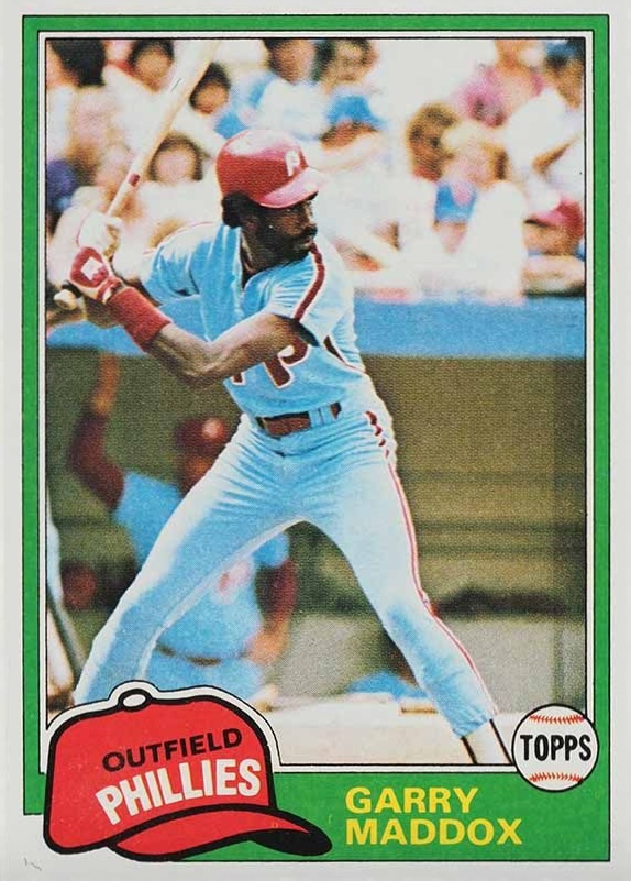 1981 Topps Garry Maddox #160 Baseball Card