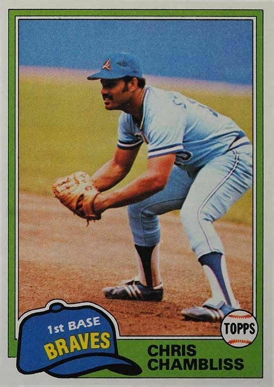 1981 Topps Chris Chambliss #155 Baseball Card