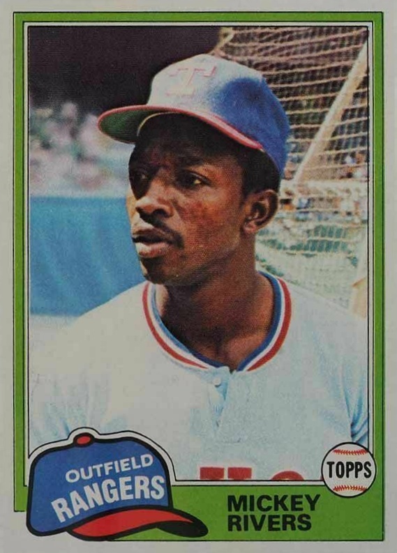1981 Topps Mickey Rivers #145 Baseball Card
