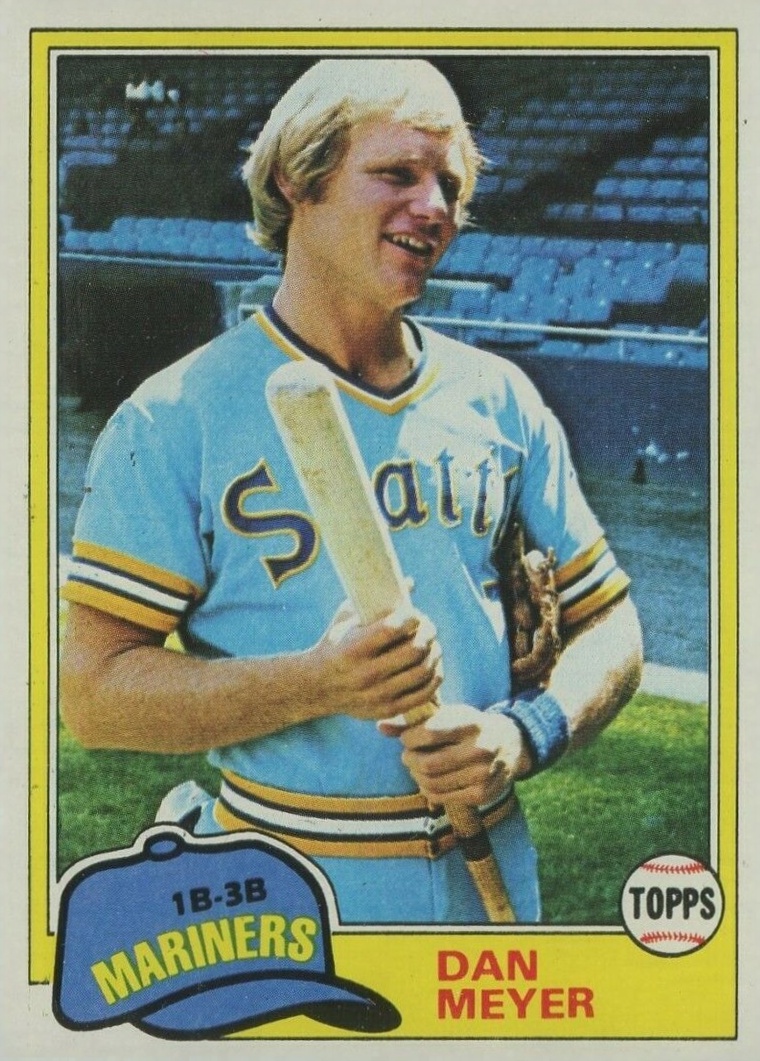 1981 Topps Dan Meyer #143 Baseball Card