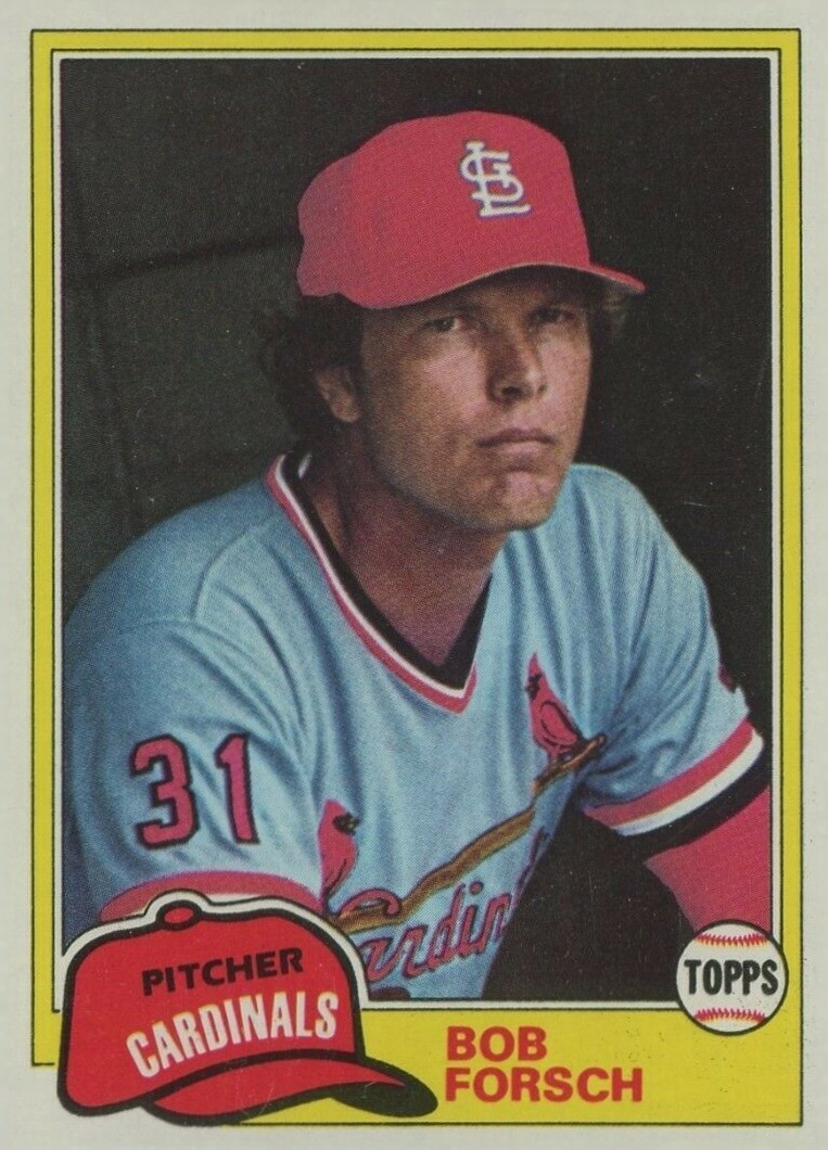 1981 Topps Bob Forsch #140 Baseball Card