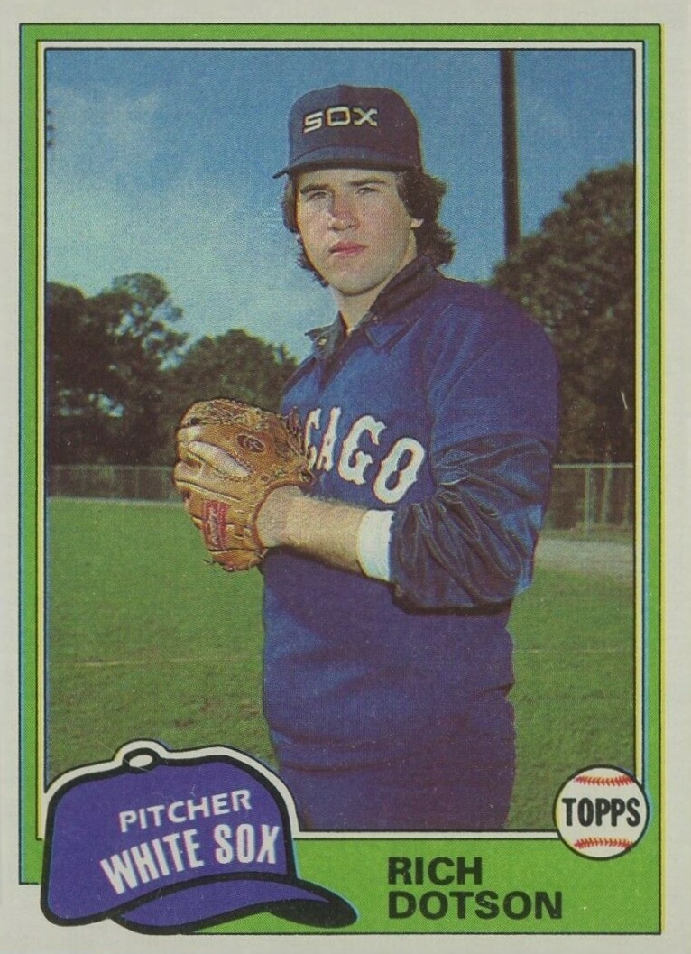 1981 Topps Rich Dotson #138 Baseball Card