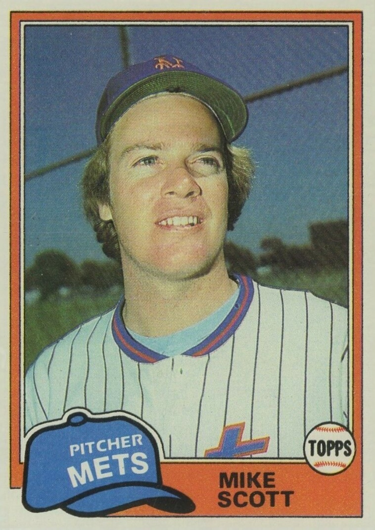 1981 Topps Mike Scott #109 Baseball Card