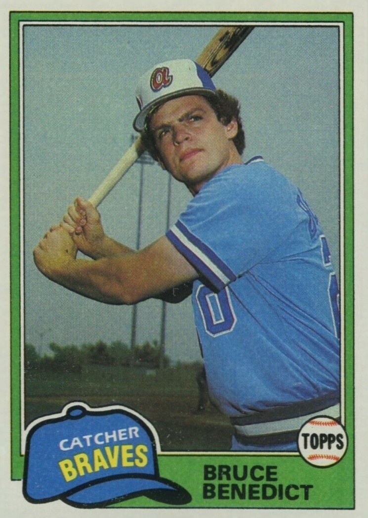 1981 Topps Bruce Benedict #108 Baseball Card