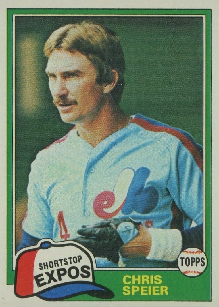 1981 Topps Chris Speier #97 Baseball Card