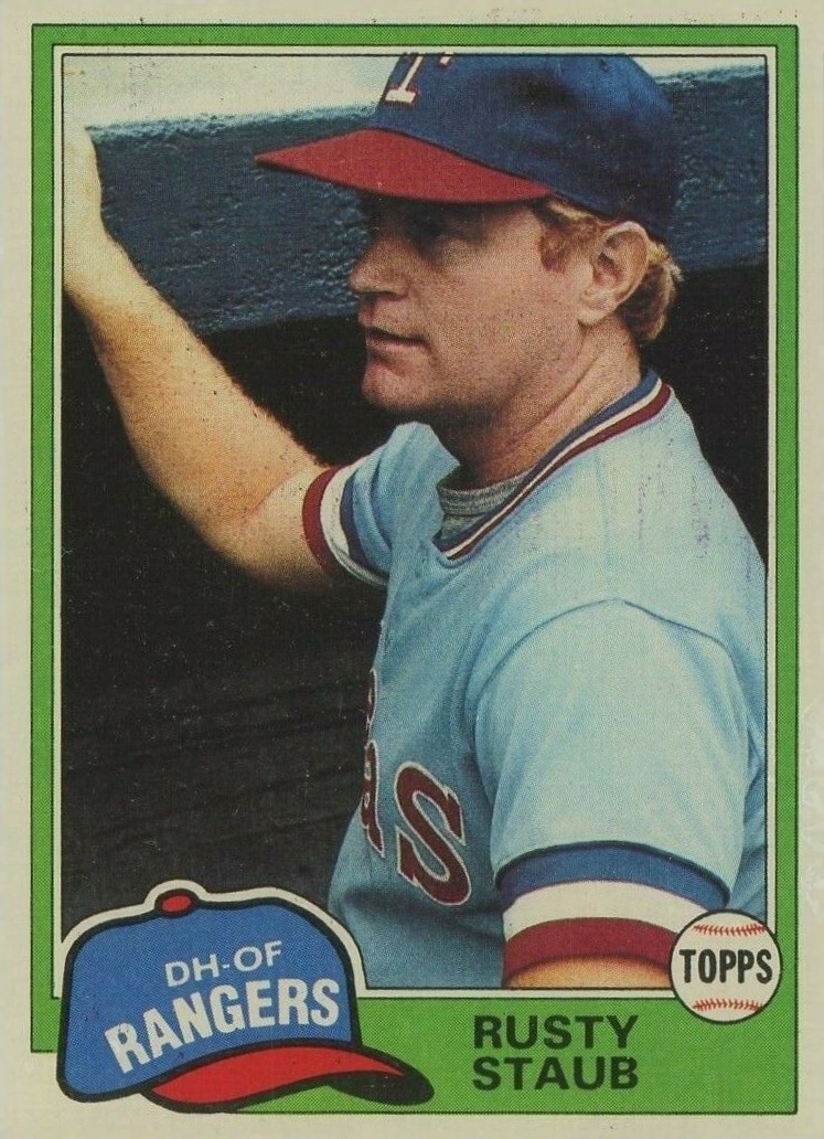 1981 Topps Rusty Staub #80 Baseball Card