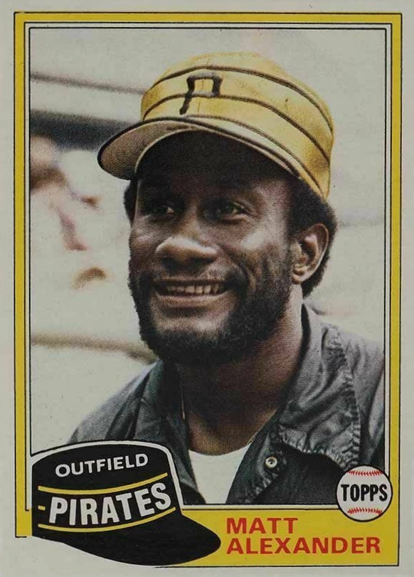 1981 Topps Matt Alexander #68 Baseball Card
