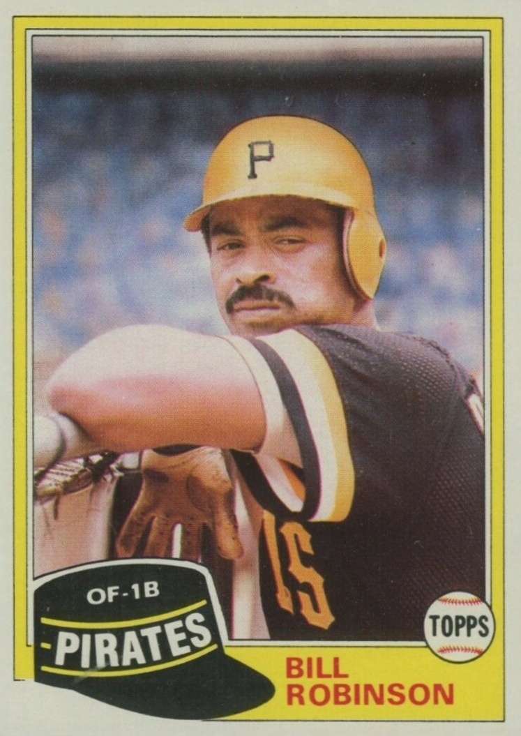 1981 Topps Bill Robinson #51 Baseball Card