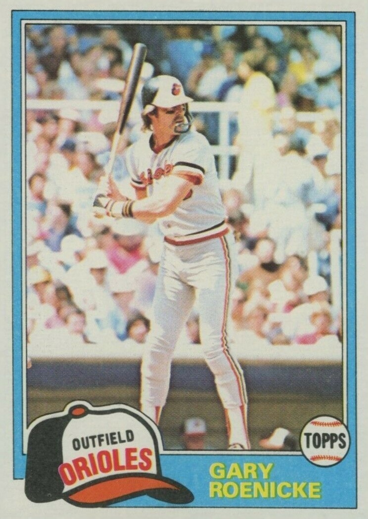 1981 Topps Gary Roenicke #37 Baseball Card