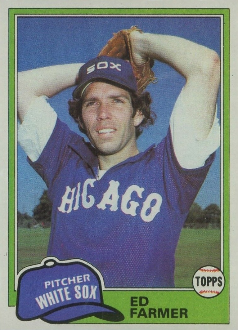 1981 Topps Ed Farmer #36 Baseball Card