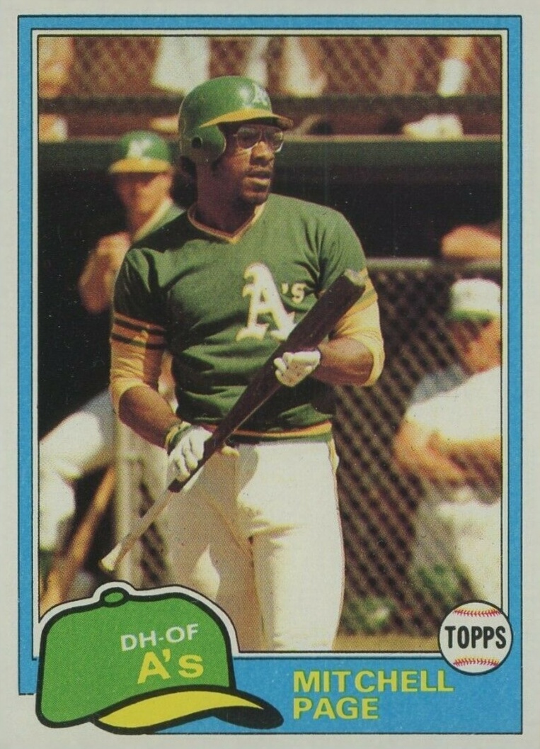 1981 Topps Mitchell Page #35 Baseball Card