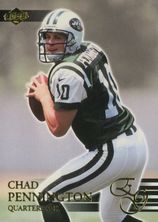 2000 Collector's Edge Graded Chad Pennington #168 Football Card