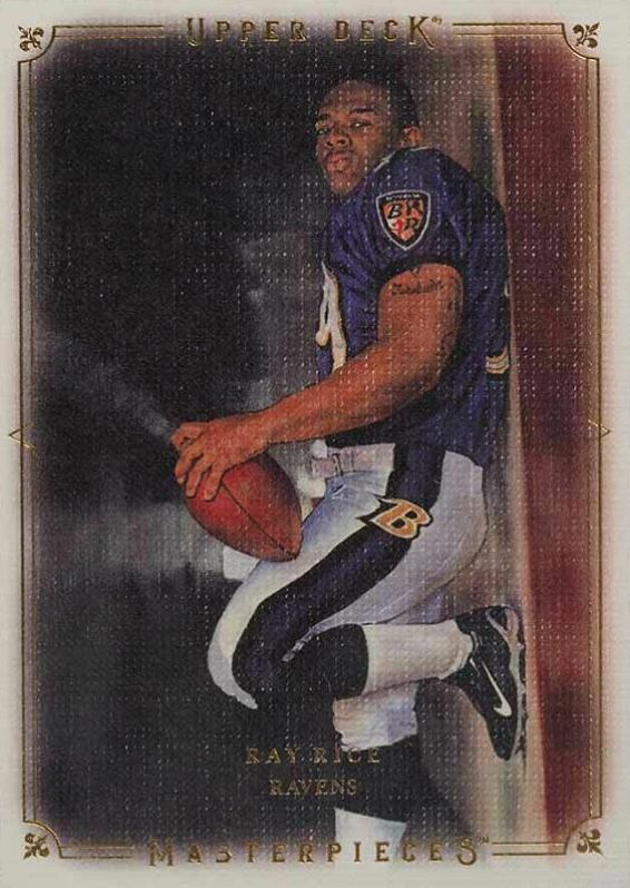 2008 Upper Deck Masterpieces Ray Rice #71 Football Card