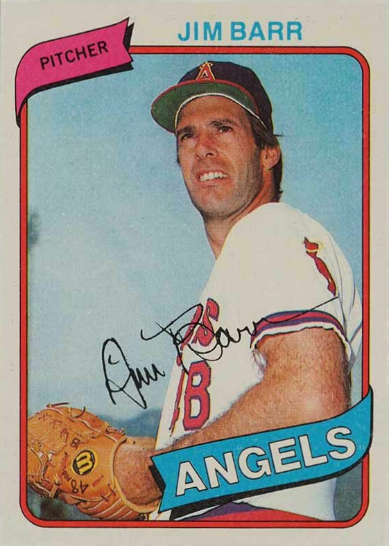 1980 Topps Jim Barr #529 Baseball Card