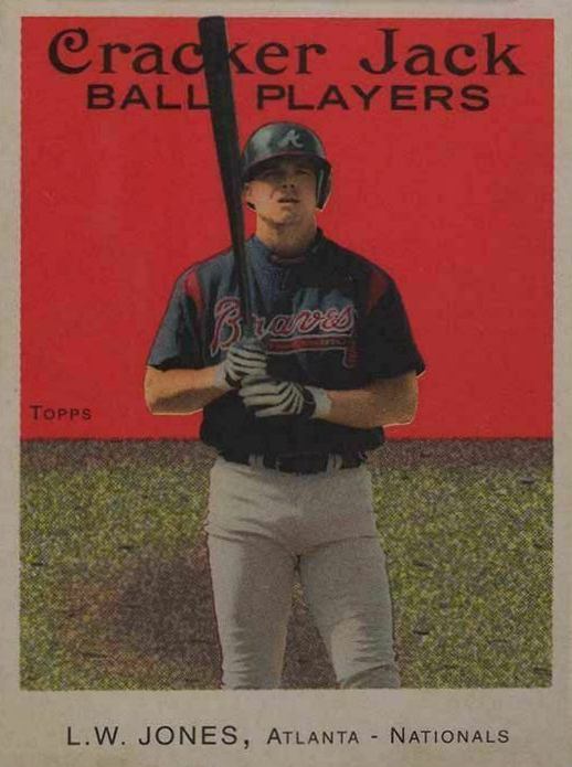 2004 Topps Cracker Jack Chipper Jones #84 Baseball Card