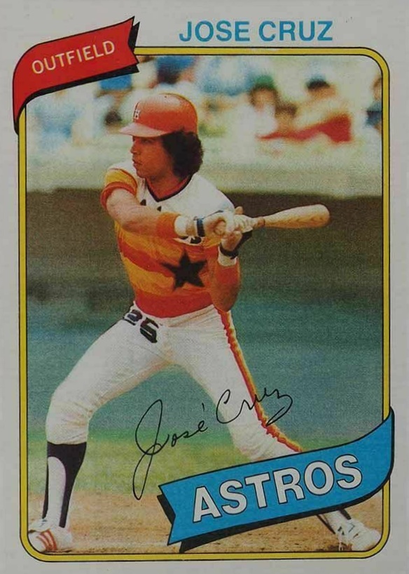 1980 Topps Jose Cruz #722 Baseball Card