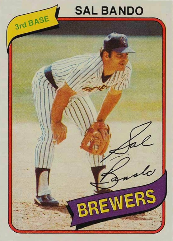 1980 Topps Sal Bando #715 Baseball Card