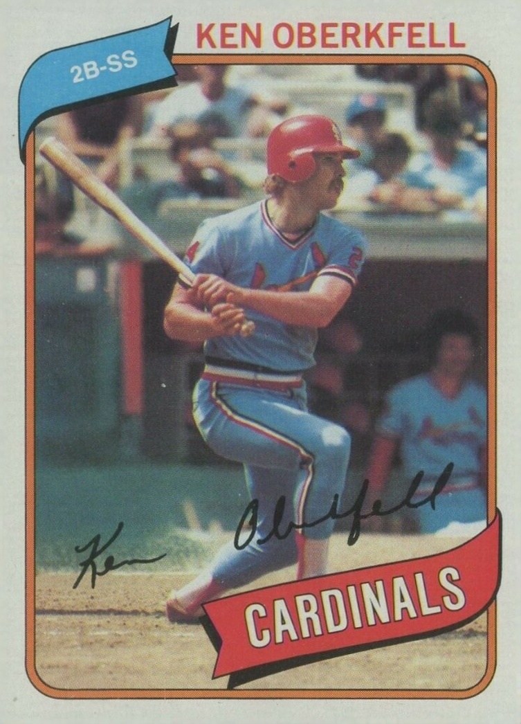 1980 Topps Ken Oberkfell #701 Baseball Card