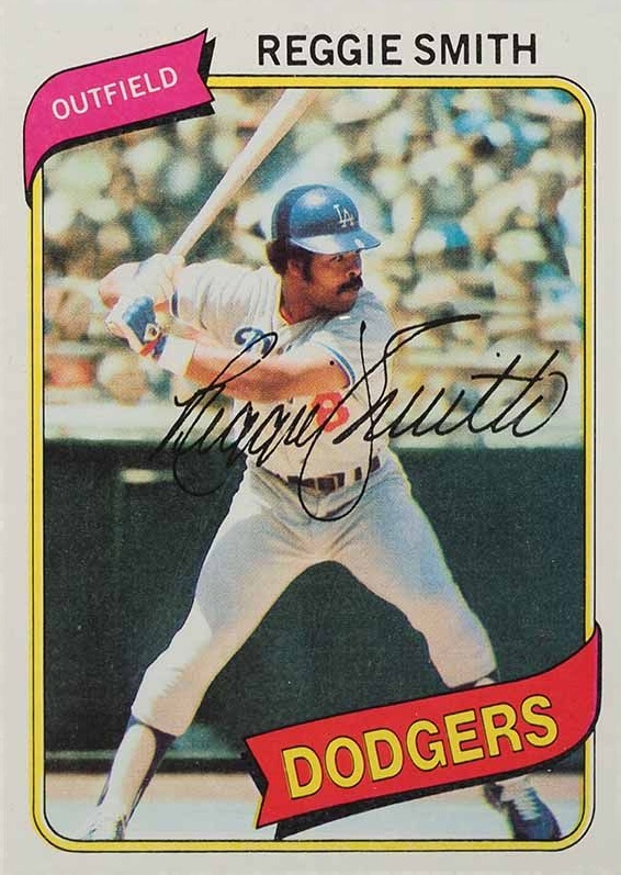1980 Topps Reggie Smith #695 Baseball Card